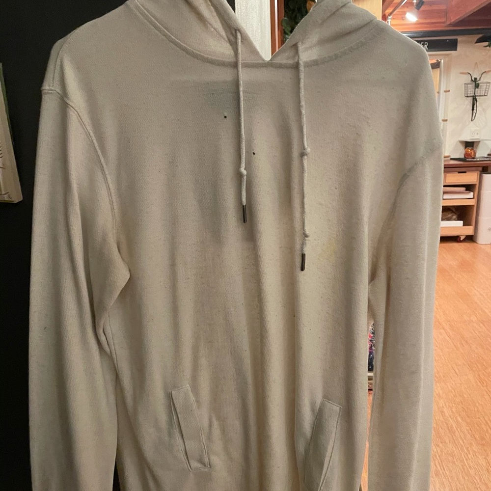 Pacsun Scalloped Hoodie - Men’s size L in white